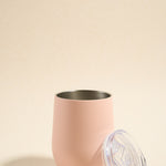 pink wine tumbler keep cup