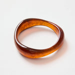 brown resin bangle