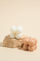 Bubble Cube Small Handmade Soy Ivory Candle