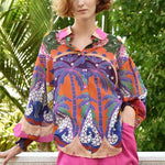 Island Hop Bright Multi Pattern Shirt