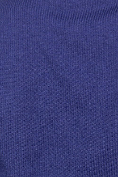 Close-up of a blue fabric texture