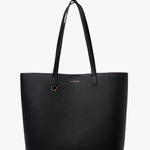 Carter Black Chain Print Lining Tote Bag