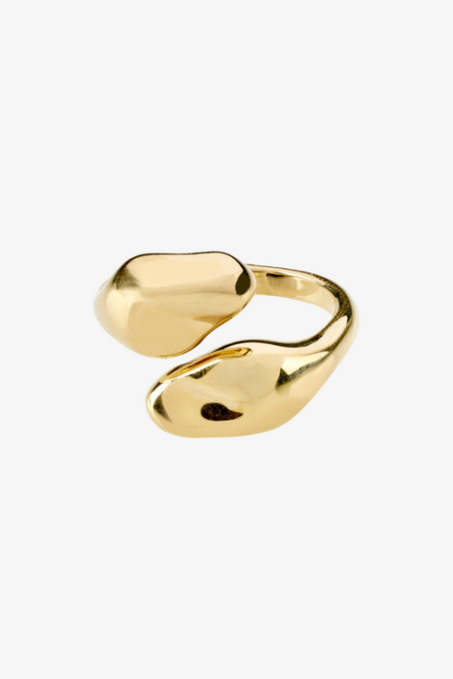 gold adjustable ring