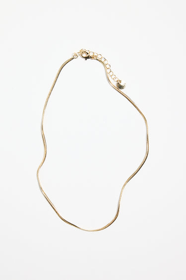 gold snake chain necklace