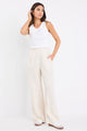 Guardian Natural Linen Viscose Elastic Back Pants