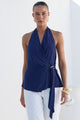 Copious Ink Halter Wrap Front Top
