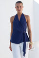 Copious Ink Halter Wrap Front Top