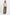 model wearing khaki pant with side stripe and drawstring waist