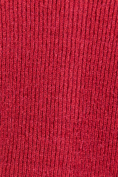 Close-up of red fabric texture 
col_pattern