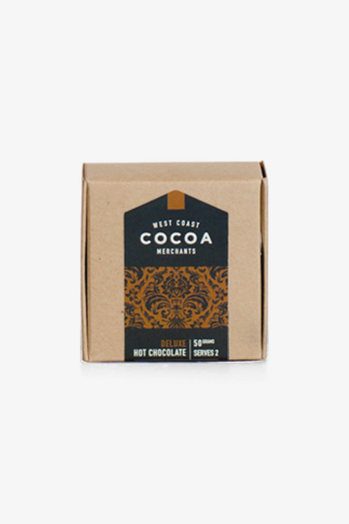 hot chocolate product in packaging