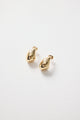 Diamond Gold Teardrop Stud Earring
