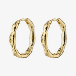 gold hoop earrings