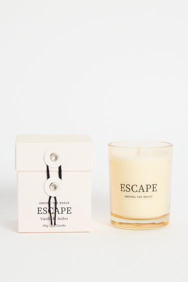 Escape Vanilla Amber 60g Soy Candle