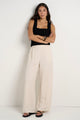 Guardian Natural Linen Viscose Elastic Back Pants