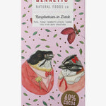 Fairtrade Raspberries in Dark Chocolate (Pink) 100gm