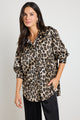 Felix Animal Satin Oversized Shirt
