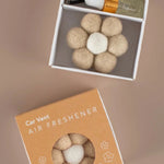 Felt Hanging Taupe Daisy Air Freshener