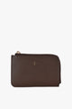 Fitz Chocolate Pebble Vegan Leather Card Holder