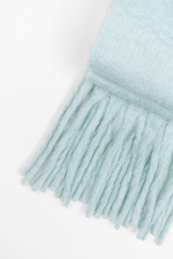 Flo Blue Chunky Soft Scarf | Flo & Frankie