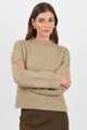 Forage Biscuit Mock Neck LS Jumper