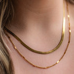 Filigree Gold Chain Necklace