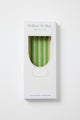 Green Straight Reuseable Pk 4 Glass Drinking Straws