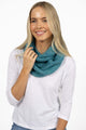 Nouveau Azure Blue Wool Snood