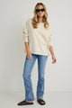 Halcyon Cream Relaxed Sweatshirt