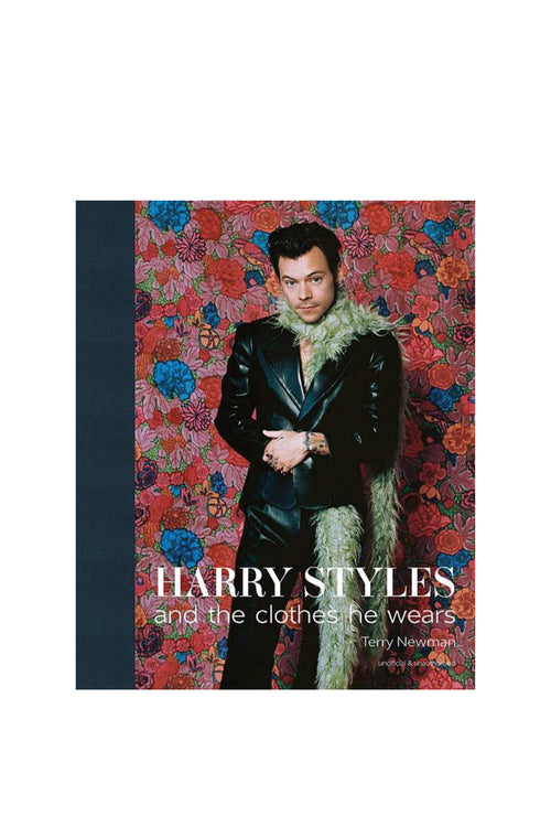 Book cover featuring a person in a stylish outfit with a colorful floral background