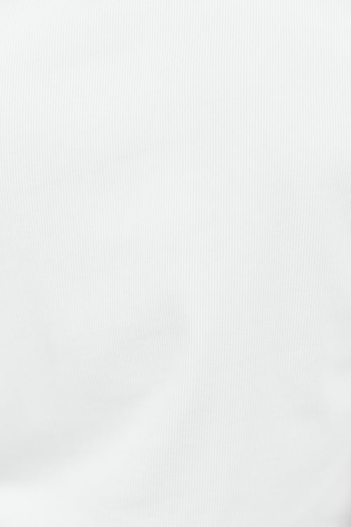 Close up of a white tee's material.