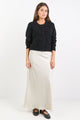 Prodigy Pearl Satin Bias Maxi Skirt
