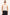 A model stands against a plain light gray studio background wearing a sleeveless cream pleated top with a ruffled hem and black wide-leg trousers.
col_pattern
