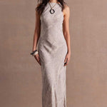 Inara Reversible Shadow Grey Maxi Dress