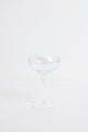 Iridescent Ripple Wide Champagne Wine Glass