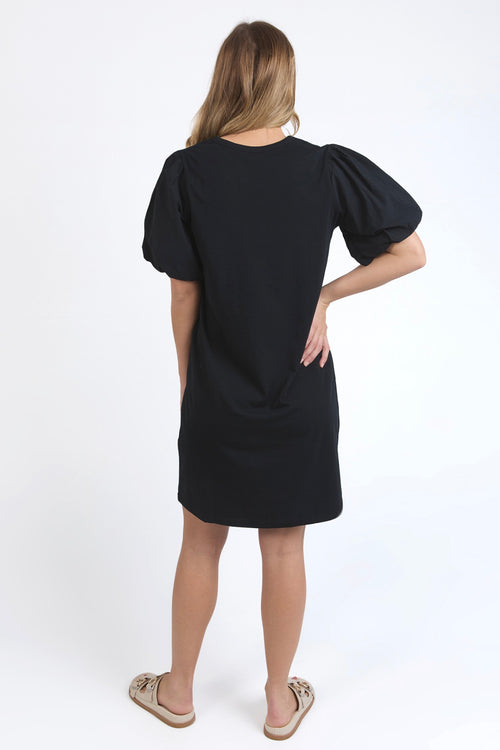 Black t-shirt dress