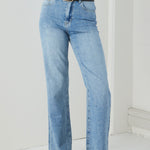 Juniper Mid Blue High Waist Wide Leg Jean WW Jeans RE:Union   