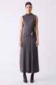 Layout Charcoal Gold Hardware Sleeveless Maxi Dress