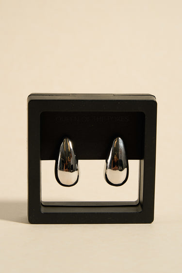 silver earrings