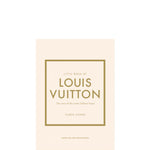 Book titled 'Little Book of Louis Vuitton' on a white background