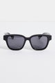 London Black Classic Round Sunglasses