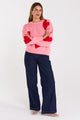 Love Pink Valentines Crew Knit