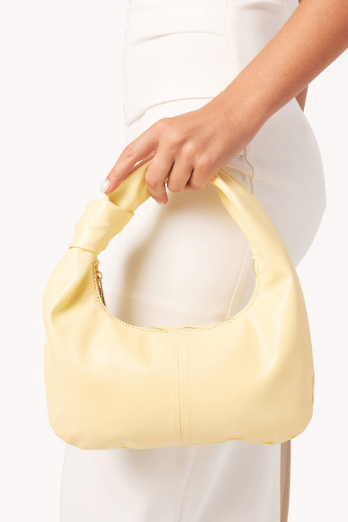 yellow knot handle bag