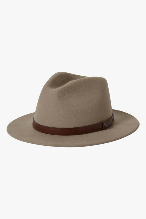 fedora light tan hat
