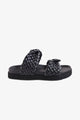 Mim Black Braided Slide