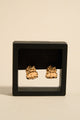 Molten Drop Gold Earrings