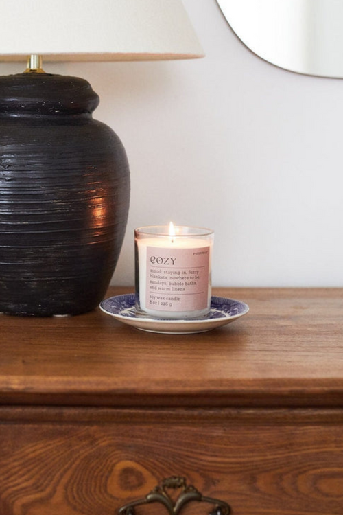 Mood Cozy Cashmere + French Orris 226g Glass Candle