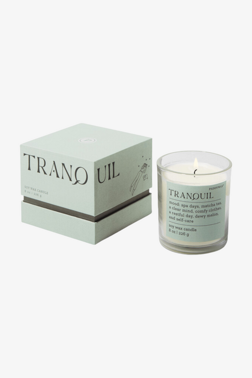 Mood Tranquil Lush Palms 226g Glass Candle