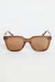 Napoli Espresso Rounded Sunglasses
