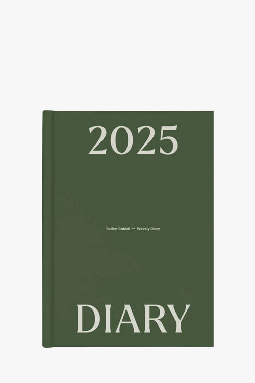  Green Weekly Diary Planner