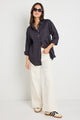 Optimum Charcoal Linen Classic Shirt